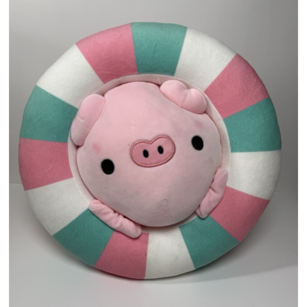 Takashoji Pink Pig in Pool Floatie Plush Stuffed Animal 12" Squishy Toy 2023